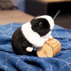 Juguetes de Peluche de Cobaya Realistas y Suaves con Relleno de Algodón PP, Diseño de Color Personalizable, Estilo Lindo y Divertido para Decoración de Habitaciones, Bolsa OPP - Product Image 3