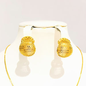 Золотое ожерелье в африканском стиле - Product Image 4