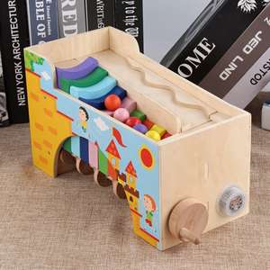 Bola de madera rodante para niños, juego de escaleras para bebé, Educación Temprana, música, juguetes de entrenamiento, caja de música de madera, <span class=keywords><strong>2022</strong></span> - Product Image 5
