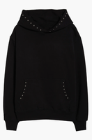 XJYD Hoodies Usine Personnalisé Streetwear Boxy Fit Français Terry Hoodies Clouté Rivet Mode Hommes Vêtements Hoodies