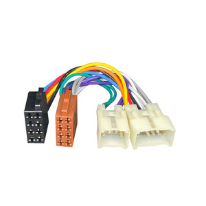 汽车音响线束适配器电缆，带天线插头，多针连接器，OEM定制组装 - Product Image 6