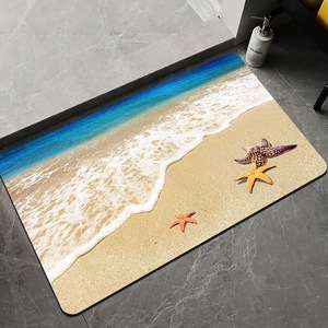 <span class=keywords><strong>Tapis</strong></span> <span class=keywords><strong>de</strong></span> bain en diatomite doux FIGOO-Premium, séchage rapide, super absorbant, antidérapant, sortie d'usine - Product Image 3