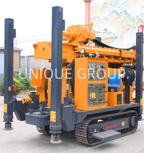 เครื่องเจาะแบบโรตารี่ติดตั้งบนรถตีนตะขาบ ใช้เครื่องยนต์ดีเซล ประสิทธิภาพสูง สำหรับเจาะบ่อน้ำลึก 300 เมตร จากโรงงาน - Product Image 1
