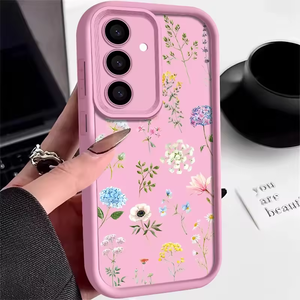 Funda Protectora Suave con Diseño Floral para <span class=keywords><strong>Samsung</strong></span> <span class=keywords><strong>Galaxy</strong></span> S25 Ultra S24 FE A56 A55 A54 A16 5G, Venta al por Mayor de Fábrica BAILI - Product Image 4