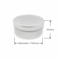 Boîte alimentaire ronde en fer blanc avec couvercle amovible pour bonbons, biscuits, chocolat, impression personnalisée, OEM, ODM, emballage en vrac