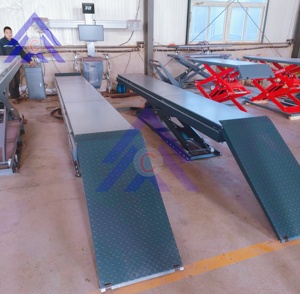 Elevador de Autos de Doble Cizalla Ultrafino de Acero con Capacidad de 4T/5T para Ahorrar Espacio, Ideal para Talleres Comerciales y Reparaciones de Automóviles - Product Image 4