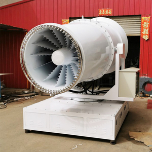 Điện thoại di động sương mù pháo 100m động cơ diesel bụi bùng nổ phun nước sương mù pháo để kiểm soát bụi với CE - Product Image 4
