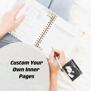 Oeuvre personnalisée OEM/Pages Journal de grossesse en spirale Livres de grossesse personnalisés pour les nouvelles mamans - Product Image 4