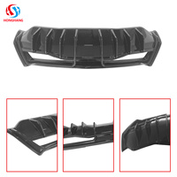 Diffuseur de pare-chocs arrière ABS pour Chevrolet Corvette C8 Stingray Z51 2020-2023 Noir brillant