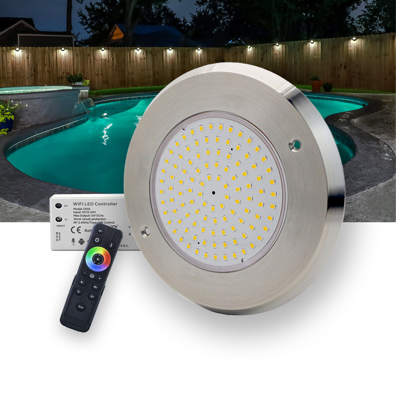 New Stainless Steel IP68 LED Pool Light with WIFI Function