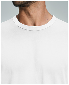 Camiseta Ecológica 100% Algodón Orgánico para Hombre, Deportiva, Suave al Tacto, Holgada, Lisa, 200gsm - Product Image 2