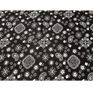 Tissu en polycoton imprimé motif cachemire, largeur 60 pouces, matière textile en mélange de coton vendue au mètre pour la couture - Product Image 3
