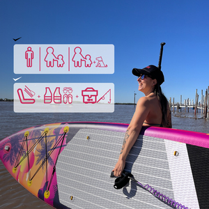 Skatinger tùy chỉnh bán buôn Inflatable lớp duy nhất đứng lên tàu chèo SUP Paddle Board đứng lên sup Board - Product Image 5