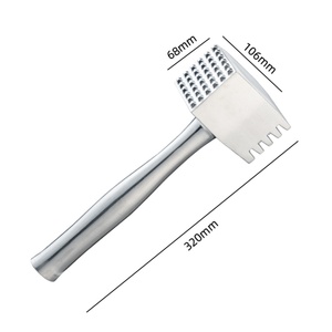 Marteau attendrisseur de viande en alliage d'aluminium de qualité alimentaire JIAYU pour steak de bœuf et volaille, outil de cuisine pour la préparation de la viande - Product Image 5