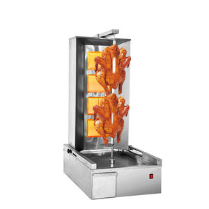 Rôtissoire électrique verticale à 2 brûleurs pour poulet de chair Rotation automatique Fabrication de produits carnés <span class=keywords><strong>Mini</strong></span> Shawarma Machine électronique - Product Image 2