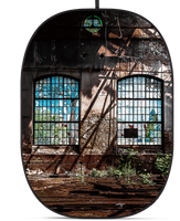 Toile de fond pliable 3D Godox double face pour photographie de portrait, avec rendu de scène de rue style peinture à l'huile
