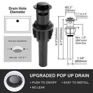 Современный элитный смеситель для ванной комнаты с широким изливом, креплением на борт раковины, сливным и подводным шлангами, 2 рукоятки, 3 отверстия, матовое золото - Product Image 5