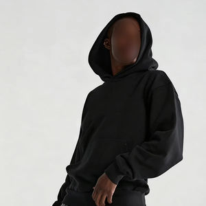 Sudaderas con Capucha de Moda Y2K de Algodón Oversized Pulóver con Logo Personalizado Ropa de Calle Unisex de Alto Gramaje Sudaderas Holgadas de Moda Ropa Unisex - Product Image 1