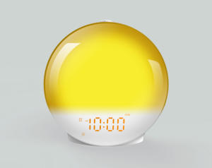 Réveil Sunrise et haut-parleur portable avec lumière d'<span class=keywords><strong>ambiance</strong></span> <span class=keywords><strong>radio</strong></span> à bruit blanc pour dormir et se détendre - Product Image 1