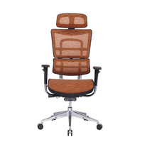 Chaise de bureau de luxe pivotante en maille, siège de gaming pour ordinateur, à domicile, avec repose-pieds, nouvelle collection