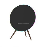 Système audio minimaliste sur pied pour salon domestique, haut-parleur de fête RVB à trois voies 220W V5.4 avec crossover audio