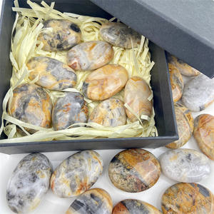 Prezzo di fabbrica spirituale guarigione pietra di agata pazza pietra di palma accettare la personalizzazione per la meditazione - Product Image 5