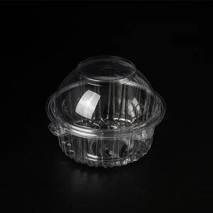 Caja Redonda de Plástico Transparente de un Solo Uso <span class=keywords><strong>para</strong></span> Pasteles y <span class=keywords><strong>Repostería</strong></span>, Caja <span class=keywords><strong>para</strong></span> Galletas y Pasta con Forma de Pavo - Product Image 3