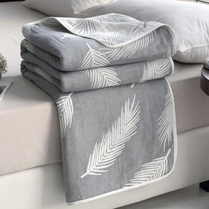 Couverture DL Premium 100% Coton, 6 couches de mousseline, ultra respirante, légère, <span class=keywords><strong>pour</strong></span> l'été, motif lapin, OEM - Product Image 3