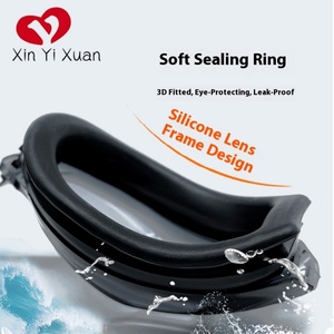 Wholesale High Quality Fashionable Adult Female Competition <b>Sports</b> Electroplating Silicone Super Anti-fog Swimming <b>Goggles</b> Logo - Product Image 3