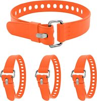 Sangle de ski alpin en silicone antidérapante personnalisée, protection UV, 100 % écologique, conception durable, fermeture à boucle, fixations de ski