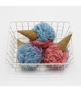 Forme de crème glacée enfants éponge de <span class=keywords><strong>bain</strong></span> luffa bouffée de douche exfoliante pour le nettoyage du corps éponge de <span class=keywords><strong>bain</strong></span> écolog - Product Image 4