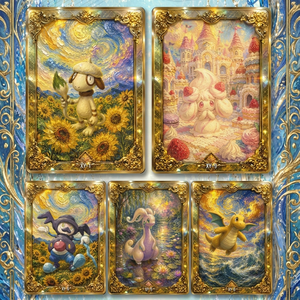 Cartes à collectionner en métal Pokémon Anime, Boîte de 100 cartes gradées, Boîte mystère Broken Diamond, Impressions d'art Giclée, Cadeau, Vente en gros - Product Image 2