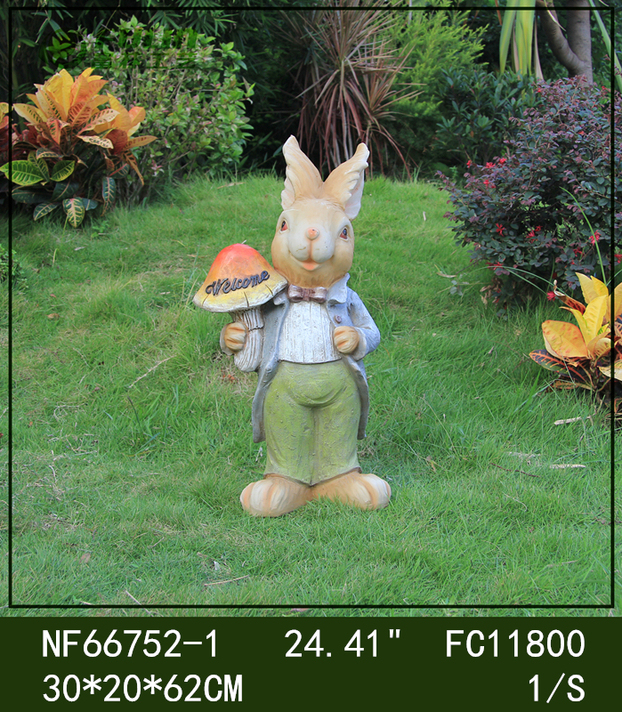 Peter Rabbit prend un champignon-30*20*62cm