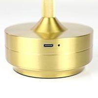 Lampe de bureau LED européenne moderne grande capacité batterie à deux charges corps en aluminium longue durée éclairage de lecture simple pour manger