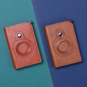 Porta carte Rfid portafogli da uomo portamonete uomo corto 2022 nuova borsa di design portafogli Slim in pelle Mini portafogli per Airtag Air Tag