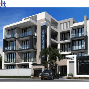 Ville Prefabbricate in Acciaio Pesante con Durabilità Superiore - Ideali per Costruzioni Moderne B1 a Rapida Realizzazione Prefabbricata ZHSS-0627 CN;HEB - Product Image 3