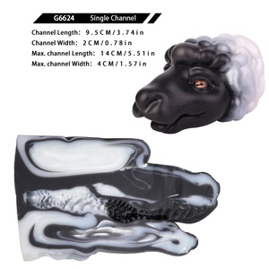 Masturbador Masculino con Forma de Cabeza de Oveja GEEBA, Masturbador de Bolsillo con Cabeza de Monstruo de Fantasía, Masturbador de Bolsillo con Boca Suave de Silicona, Juguetes Sexuales - Product Image 3