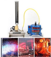 Haute qualité Portable 20bar scène pompe à air 2 cylindres compresseur d'air en acier inoxydable DJ scène confettis Machine pour fête Led Dmx