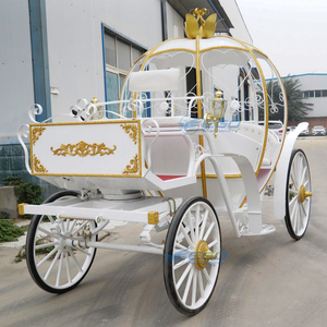 Carruaje de Lujo Eléctrico Estilo Cenicienta, Carroza Real de Metal y Hierro para Bodas y Turismo - Product Image 5