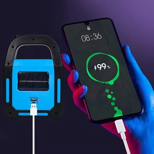 ไฟฉุกเฉินแบบพกพา IP65 ชาร์จไฟได้ ใช้พลังงานแสงอาทิตย์ หลอดไฟ LED ชาร์จผ่าน USB สำหรับตั้งแคมป์ โคมไฟสำหรับใช้งานกลางแจ้ง บ้าน และเต็นท์ - Product Image 5