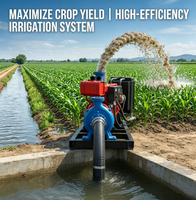 Pompa Hisap Akhir Berkualitas Tinggi MODO Pompa Irigasi Pertanian Pompa Air Diesel Tekanan Tinggi