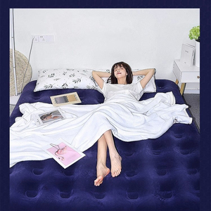 Matelas gonflable <span class=keywords><strong>de</strong></span> <span class=keywords><strong>camping</strong></span> en plein air, coussin <span class=keywords><strong>de</strong></span> couchage pliable pour deux personnes, <span class=keywords><strong>tapis</strong></span> <span class=keywords><strong>de</strong></span> <span class=keywords><strong>sol</strong></span> pour usage domestique, coussin d'air - Product Image 6