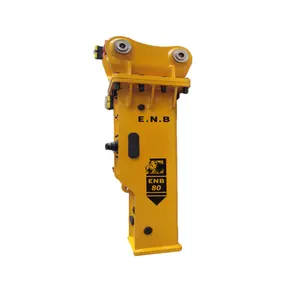 Martillo hidráulico de accesorio de mini excavadora tipo silencio superior lateral para minería energética