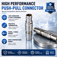 Connecteurs circulaires Push-Pull UHUB FGG EGG 00 à 3B avec 2 broches à 32 broches
