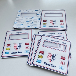 Đảo ngược in nhung Polycarbonate phim Nhãn bảng điều khiển phía trước màng điều khiển cảm ứng Bảng điều chỉnh lớp phủ đồ họa Sticker thiết bị nhà - Product Image 2