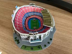 Rompecabezas Educativo 3D para Niños, Estadio de Fútbol, Juguete de Aprendizaje Temprano para Armar, en Caja, para Niños - Product Image 6