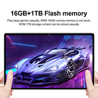 Venta caliente tabletas memoria Flash 12 + 512GB gran capacidad 13MP Alta Cámara clara