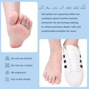 Attelle <span class=keywords><strong>de</strong></span> Correction pour Hallux Valgus en Gel Beige – Séparateur d'Orteils Durable, Respirant et Confortable pour Soulager la Douleur des Orteils Superposés, les Ampoules et les Cors - Product Image 6