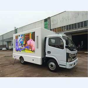 Camion mobile extérieur d'affichage à LED de Dongfeng LHD RHD Écran LED Panneau d'affichage publicitaire Camion à vendre - Product Image 1