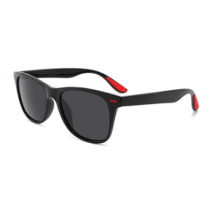 Gafas de Sol Reciclables RPCTG con Marco Negro, Lentes TAC Polarizadas con Protección UV400 para Conducir, Moda Masculina - Product Image 3
